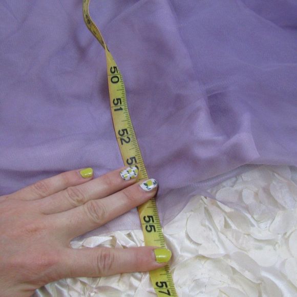 Cocomelody long lavender convertible strapless tulle gown - Picture 12 of 14